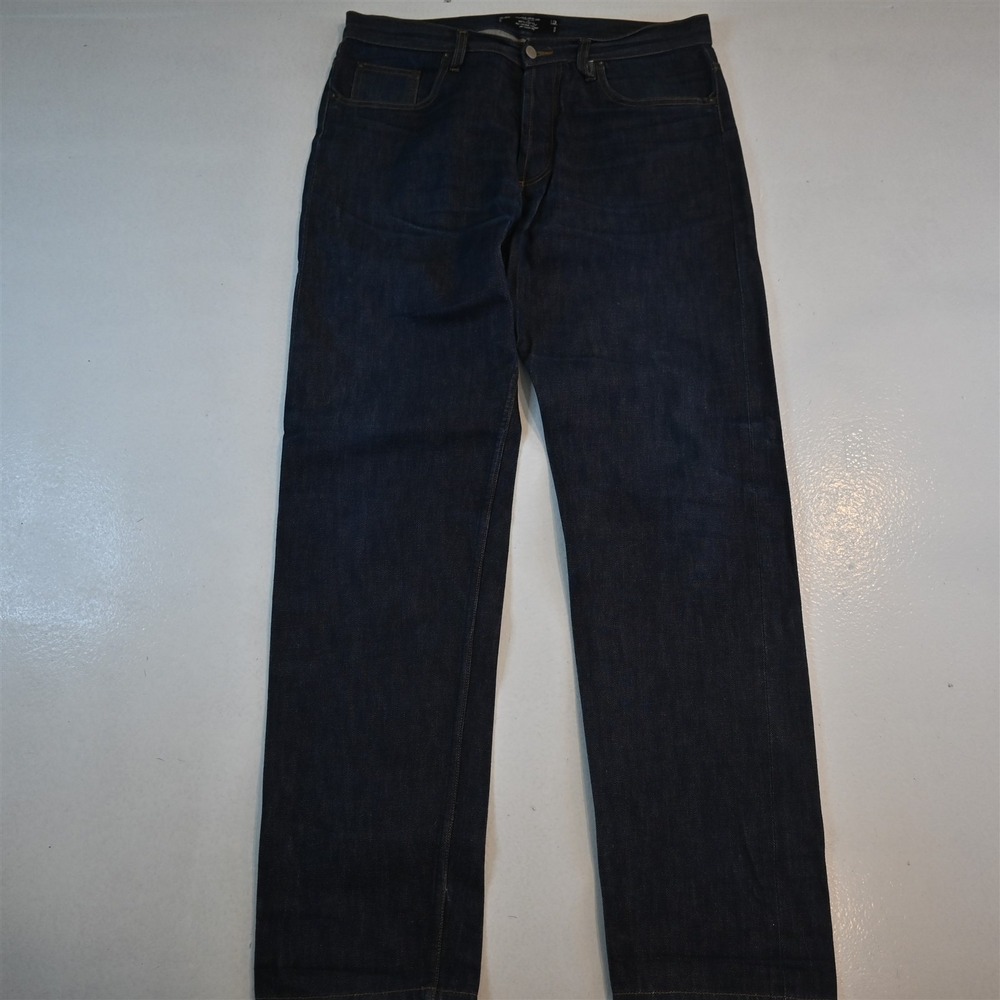 Choke‎ 36x32 USA Made Straight Dark Selvedge 100% Cotton Denim Mens Jeans